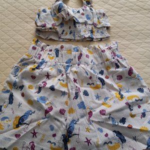 free assembly girls 2 piece  4/5   xs short outfit